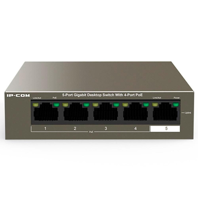 Switch 5p 10/100/1000 gigabit IP-COM / G1105P-4-63W