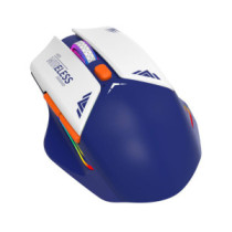 Raton inalámbrico recargable Luxury TG7228 / RF 2.4Ghz / 1600 dpi / 400mah / Luz Led / Azul / MTK