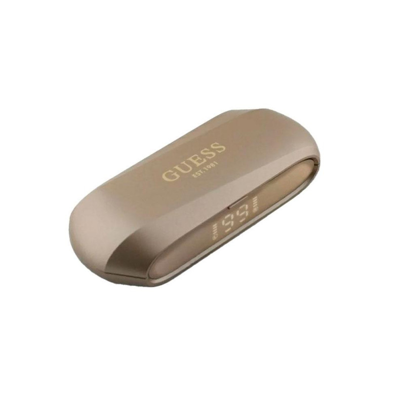 Auricular inalámbrico Guess Classic / TWS / Cancelación de ruido / Bt 5.3 / 350 mAh / Oro / GUTWSC2MCDSD