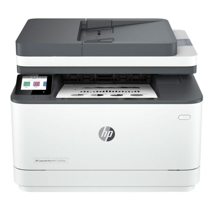 Impresora Multifuncion HP Laserjet Pro MFP 3102fdw / Monocromo / A4 / Blanca
