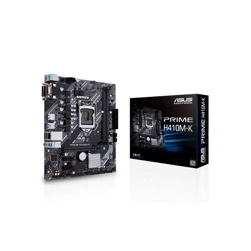 Placa base Asus Prime H410M-K Socket 1200 Micro ATX / DESPRECINTADA