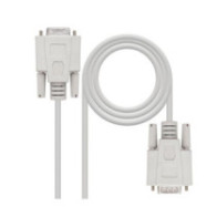 Cable serie rs232 db9 macho a db9 hembra 3m / Nanocable 10.14.0203