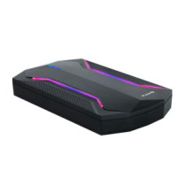 Caja externa Gaming 2.5 USB 3.0/3.1 Gen 1 / Sata / Tooq / 9.5mm / Leds Multicolor / TQE-2599RGB