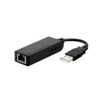 Adaptador conversor USB 2.0 a Ethernet RJ45 / D-Link / DUB-E100