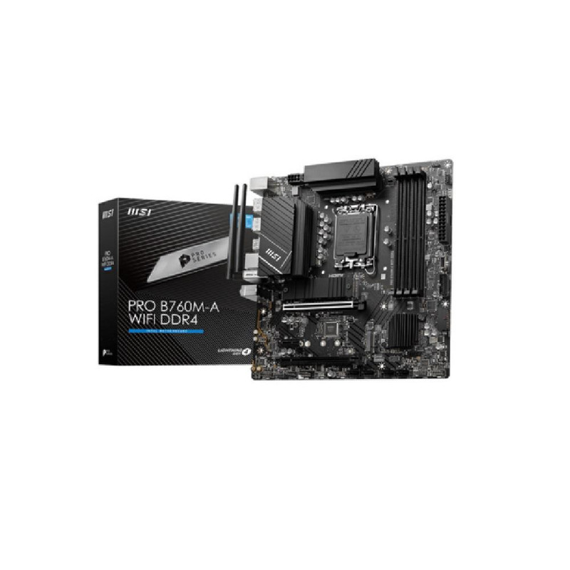 Placa base MSI PRO B760M-A / Socket LGA1700 / ATX / DDR4 / 911-7D99-055