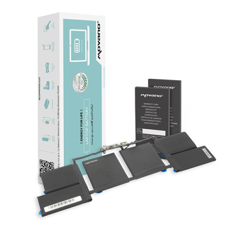Batería compatible para portátil APPLE A1707 / A1820 11.4V 6667mAh 76Wh Movano