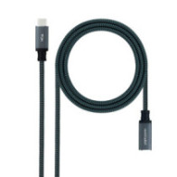 Cable prolongador USB-C 3.2 Gen2x2 M/H / 1.5m / 100W 5A / 4K-60Hz / Nanocable  10.01.4501-L150