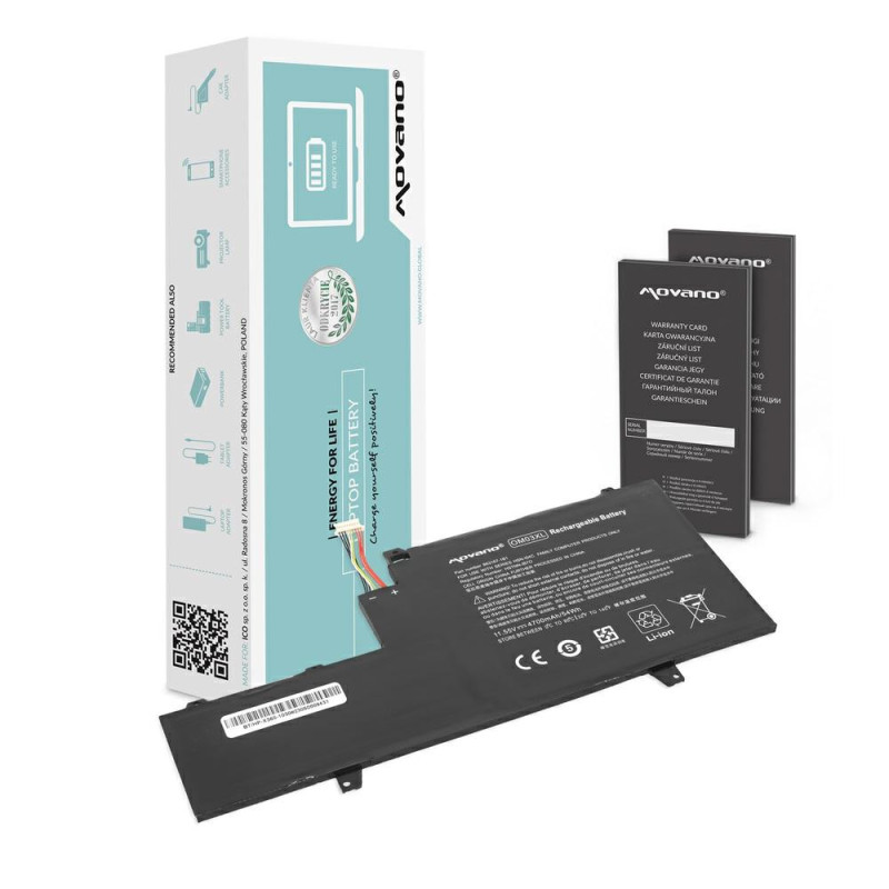 Batería compatible para portátil HP OM03XL 11.55V 4700mAh Movano