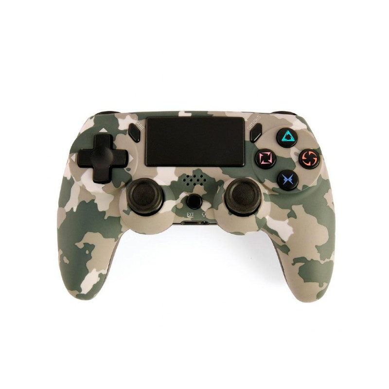 Mando Inalambrico PS4 - PC / 600mah / Type-C / Botones Iluminados / Gembird / Camuflaje JPD-PS4BT-01-CM