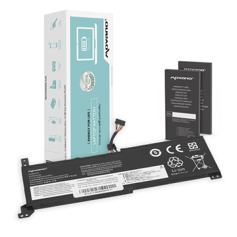 Batería compatible para portátil LENOVO L20C2PF0 7.7V 4650mAh Movano