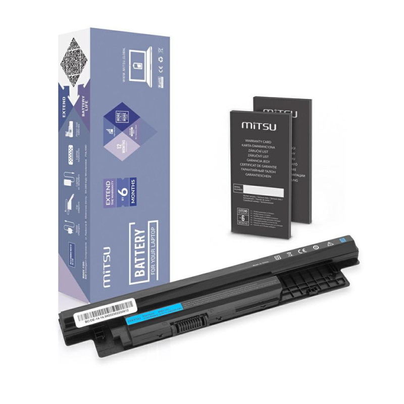 Batería compatible para portátil DELL Inspiron 14/15/17 14.8V 2200mAh Mitsu