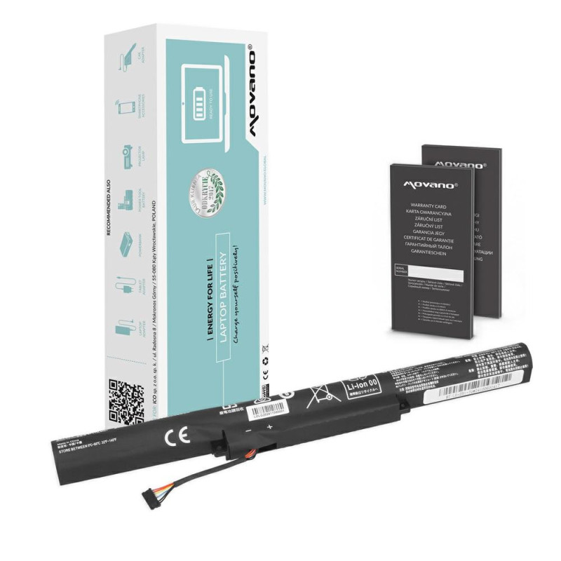 Batería compatible para portátil LENOVO L14L4A01 14.4V 2200mAh Movano