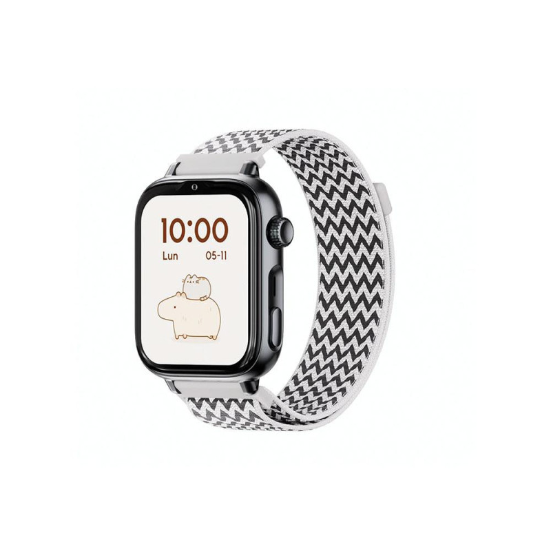 Smartwatch SaveWatch Plus 2 llamada y GPS / Savefamily / 680 mAh / NanoSIM / Tela / Negro / Zig Zag