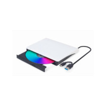 Grabadora Externa CD/DVD Gembird / USB 3.1 / Type-C / Blanca / DVD-USB-031-BW