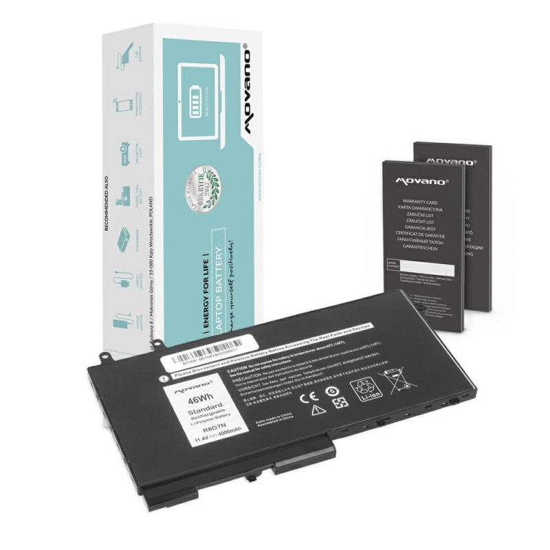 Batería compatible para portátil DELL Latitude 5400 11.4V 4000 mAh Movano