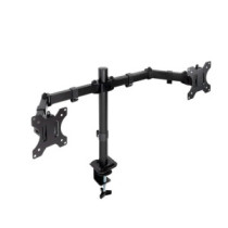 Soporte de mesa para 2 pantallas 17\-32\" / Tooq / DB1802TN-B / Negro"