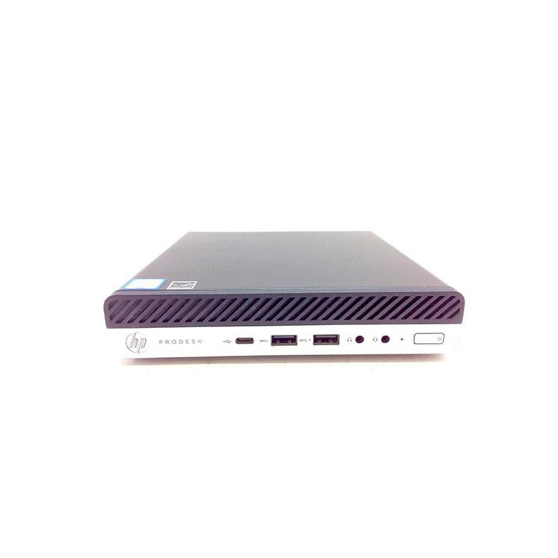 Ordenador Reacondicionado MINI HP 600 g4 / i5-8th / 8Gb / 256Gb M.2 / Win 11 Pro / Sin cable trebol / Grado A / Wifi+Antena