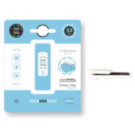 Pendrive Nano Tech One Tech Pro Smart Clip USB 2.0 / 32Gb / Impermeable / Blanco / TEC3003-32