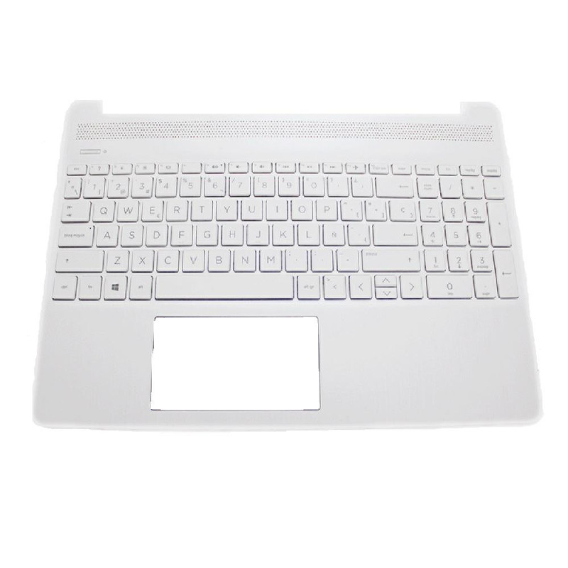 Top case + Teclado compatible para portátil HP 15S-EQ / 15S-FQ Blanco