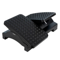 Reposapies Tooq / Ajustable en altura e inclinación / Negro / TQFR0604-B