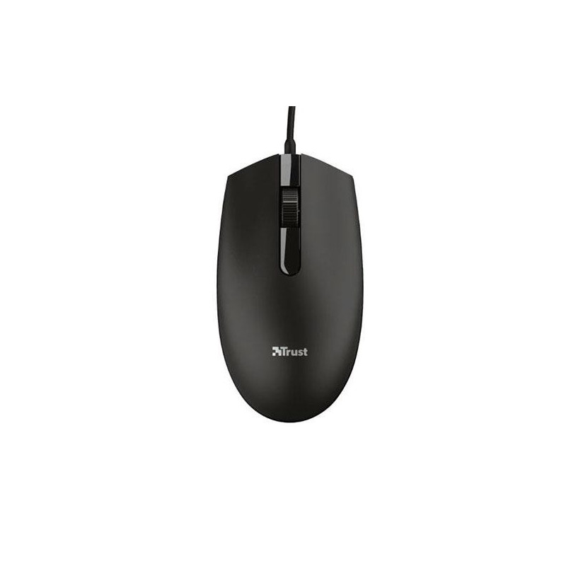 Raton Usb Trust TM-101 / 1200 Dpi / 3 botones / Rueda de desplazamiento / Negro / 25295
