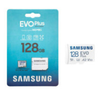 Micro Sd Xc Samsung Evo Plus UHS-I U3 V30 A2 / 128Gb / 160mb/s Clase 10 / Incluye Adaptador Sd / MB-MC128SA