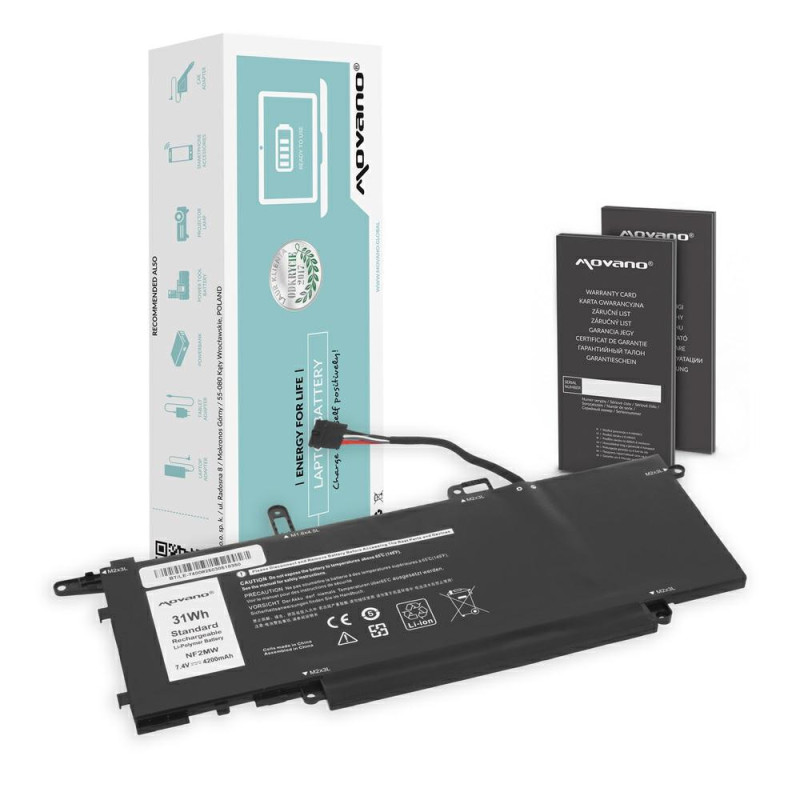 Batería compatible para portátil DELL Latitude 7400 7.4V 4200 mAh Movano