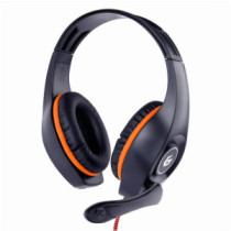 Auriculares Gaming con microfono Gembird GHS-05-O / Jack 3.5mm / Negro-Naranja