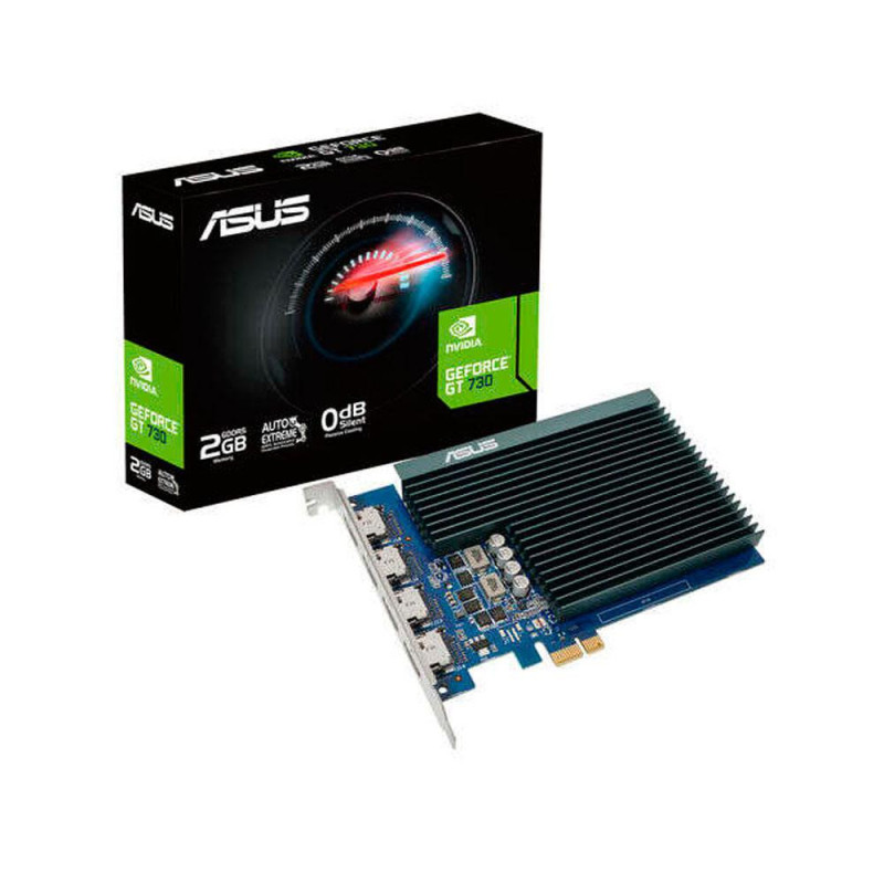 Tarjeta Gráfica Asus GT 730 / 2Gb DDR5 / 4x HDMI / 90YV0H20-M0NA00