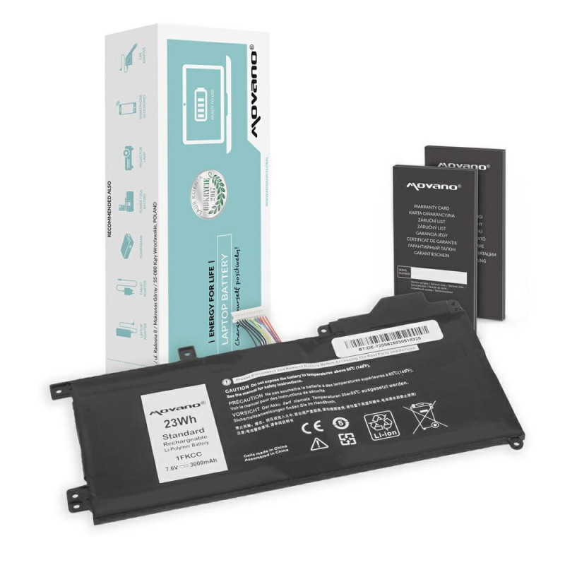 Batería compatible para portátil DELL Latitude 5295 7.6V 3000 mAh Movano