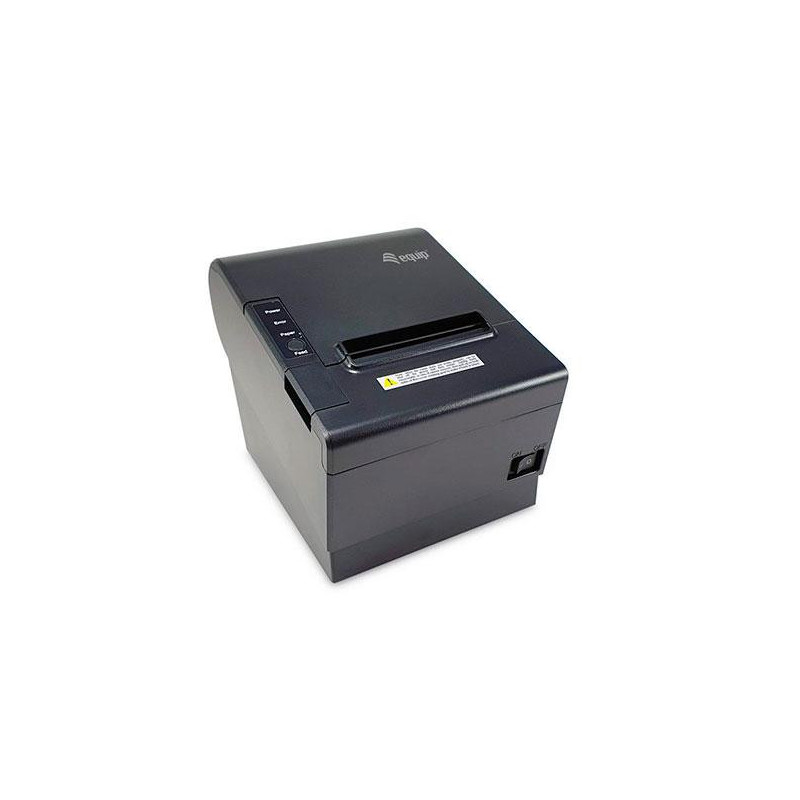 Impresora tickets termica inalambrica Equip / Papel 80mm / Bluetooth / WIFI / USB / Rj45 / Negra EQ351004