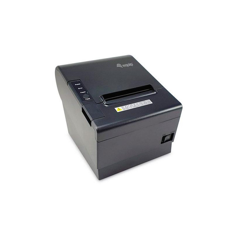 Impresora tickets termica Equip / Papel 80mm / Serie / USB / Rj45 / Negra / EQ351003