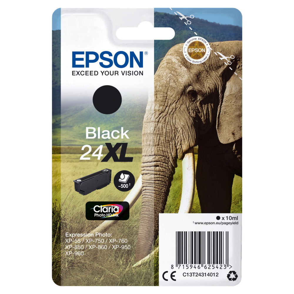 Tinta original epson t2431 xl negro c13t24314012 10ml