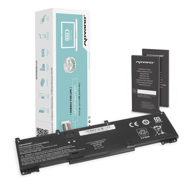 Batería compatible para portátil HP RH03XL V2 11.4V 4150mAh Movano