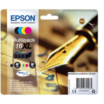 Tinta original epson t1636 xl multipack 4 colores c13t16364012
