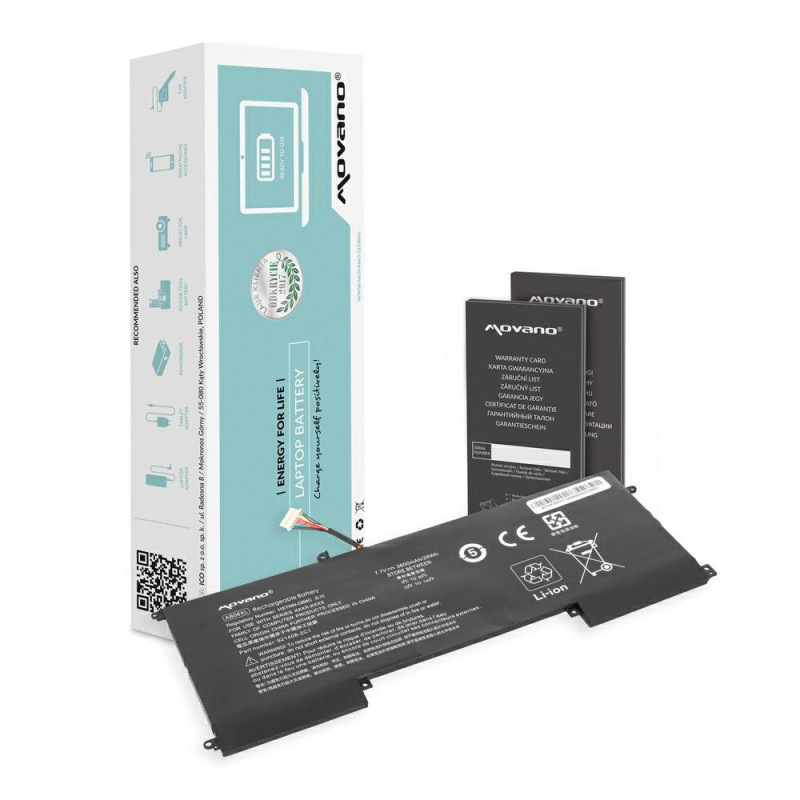 Batería compatible para portátil HP AB06XL 7.7V 3600mAh Movano