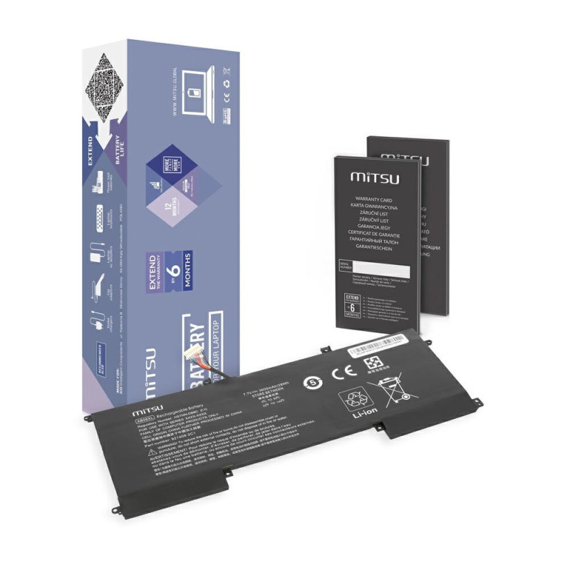 Batería compatible para portátil HP AB06XL 7.7V 3600mAh Mitsu