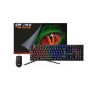 Pack Monitor 22\ + Teclado + Raton Keep Out Gaming XGM22KITV2 / Negro"