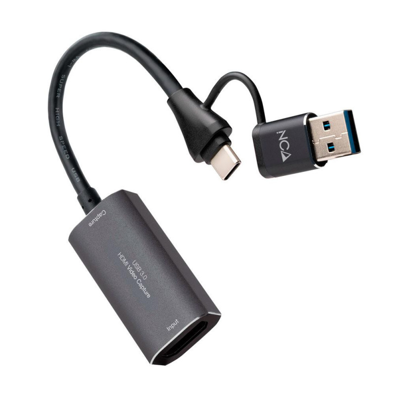 Capturadora de video HDMI a Usb 3.0 / Type-C / 4K / 30Hz / Nanocable 10.15.0001