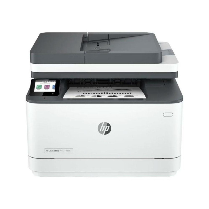 Impresora Multifuncion HP Laserjet Pro MFP 3102fdn / Monocromo / Duplex / Fax / A4 / Blanca