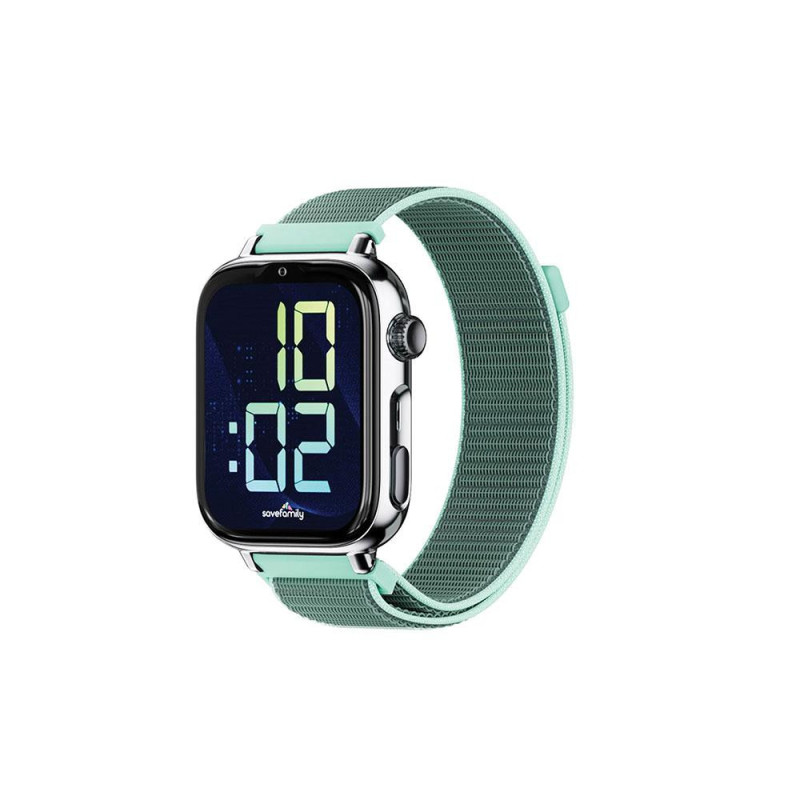 Smartwatch SaveWatch Plus 2 llamada y GPS / Savefamily / 680 mAh / NanoSIM / Tela / Plata / Ocean