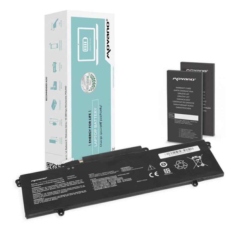 Batería compatible para portátil ASUS C31N2021 11.1V 4100mAh Movano