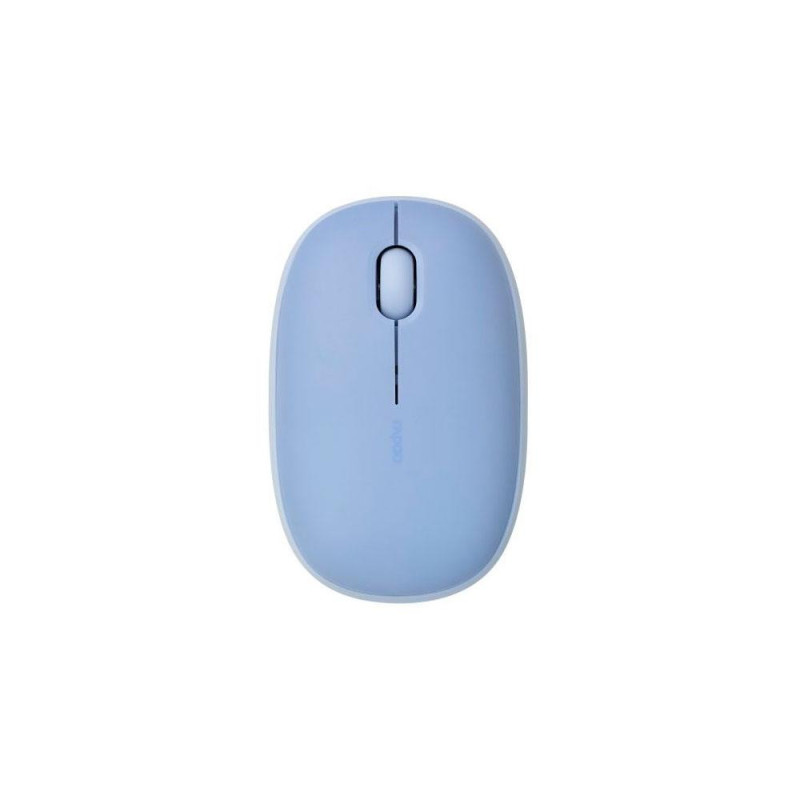 Raton Inalambrico Rapoo M660 Purpura / Dual BT 5.0 + RF 2.4Ghz / 1.300 Dpi / 3 Botones / USB 3.0 / Multimodo / 14385