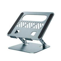 Soporte universal aluminio para Portatil Hasta 17\ Conceptronic  / Plegable / Altura Ajustable / Gris / THANA10G"