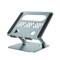 Soporte universal aluminio para Portatil Hasta 17\ Conceptronic  / Plegable / Altura Ajustable / Gris / THANA10G"