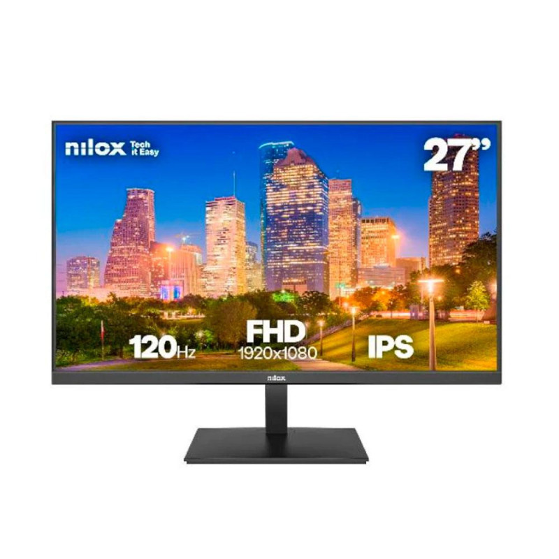 Monitor NILOX NXM27FHD1204 / 27\ Full HD 120Hz IPS / 4ms / HDMI - DP / Negro"