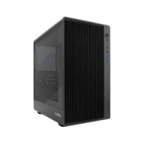 Caja Micro ATX Coolbox Gm350 Darkface / Lateral Cristal Templado / Negro / COO-CHA-GM350-0