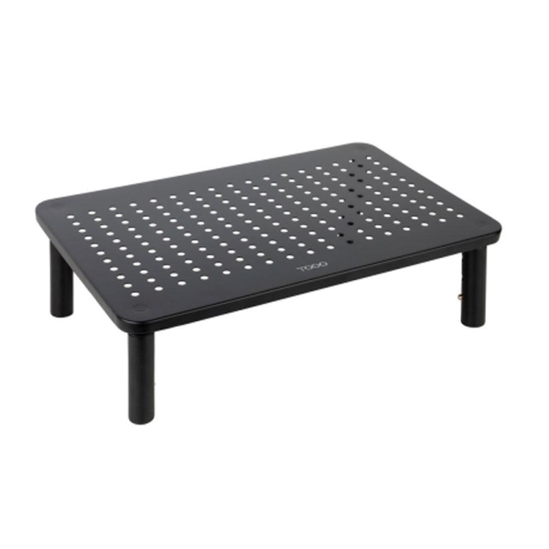 Soporte Elevador para Monitor - Portatil TOOQ / Altura regulable / Peso Max. 20Kg / Negro / TQMR081