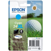 Tinta original epson t3472 xl cian c13t34724010 10.8ml