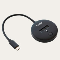 Docking Station USB Type-C 3.2  Gen.2 / SSD M.2 NVME / Negro / TOOQ / TQDS-100B